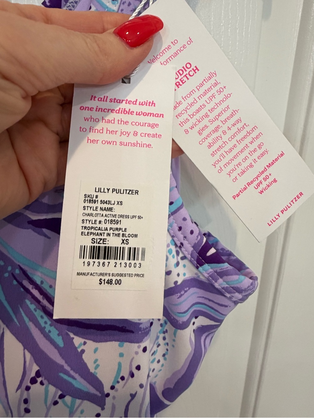 Lilly Pulitzer Luxletic Charlotte active dress with shirts NEW - Picture 3 of 6